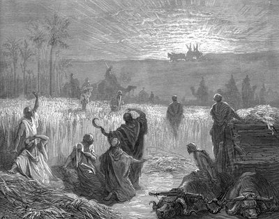 Return of the Ark to Beth Shemesh - Bible by Gustave Dore